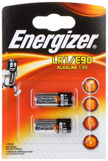 SĀRMU AKUMULATORU BATERIJA BAT-LR1*P2 1.5 V LR1 / E90 ENERGIZER